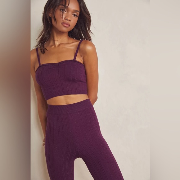 Free People | Morning Light Set Wine Various Sizes Available - Picture 3 of 12